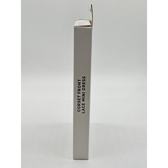 Baci Lingerie Women's Queen Size 14-18 Red Sheer Corset Front Lace Mini Dress - Picture 3 of 7